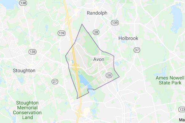 South Shore Window Cleaning - Avon Map