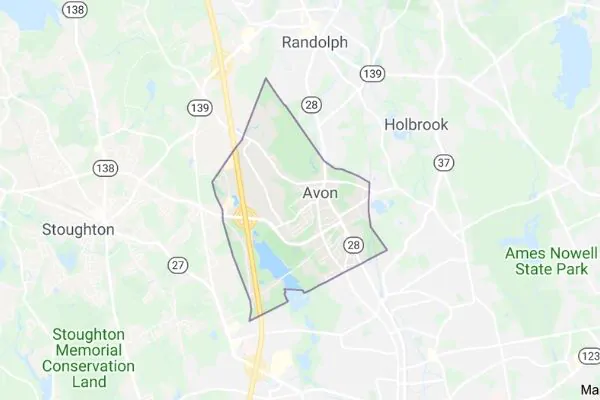 South Shore Window Cleaning Avon Map